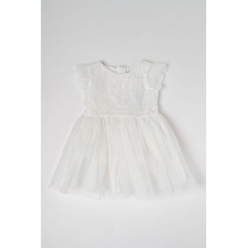 Rochie evazata cu fermoar