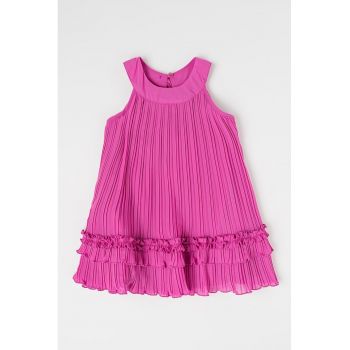 Rochie evazata cu volane