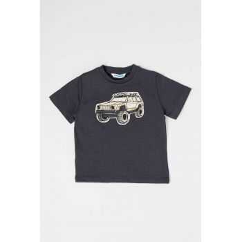 Tricou de bumbac cu imprimeu cu masina