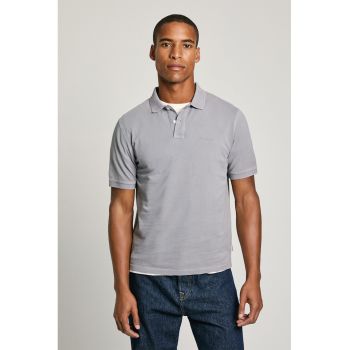 Tricou polo din bumbac pique