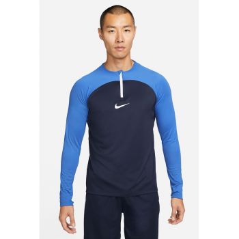 Bluza cu tehnologie Dri-FIT si fenta cu fermoar pentru fitness Academy