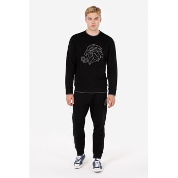 Bluza de trening cu broderie
