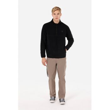 Bluza de trening cu fenta cu capse