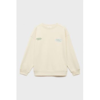 Bluza de trening cu imprimeu grafic pe partea din spate