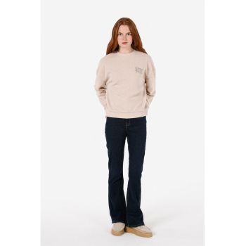 Bluza de trening lejera cu decolteu la baza gatului