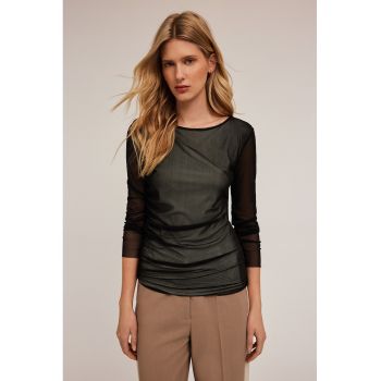 Bluza uni drapata