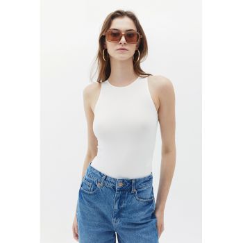 Body slim fit fara maneci