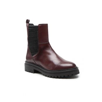 Botine dama -  209929423 - Piele naturala - Visiniu