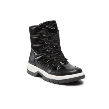 Botine dama -  301235187 - Piele ecologica - Negru