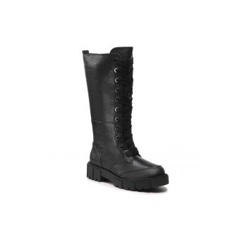 Cizme dama -  301229667 - Piele naturala - Negru