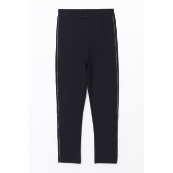 Colanti cu model uni si talie elastica