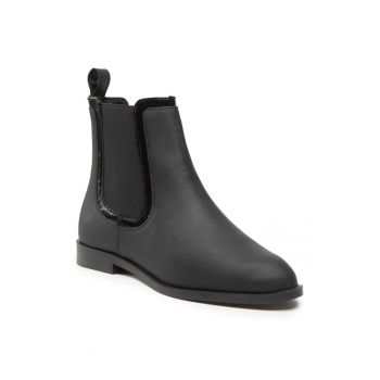 Ghete dama -  301504733 - Piele naturala - Negru