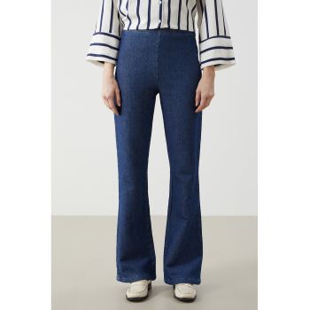 Jeggings cu croiala ampla