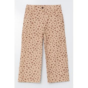 Pantaloni cu animal print