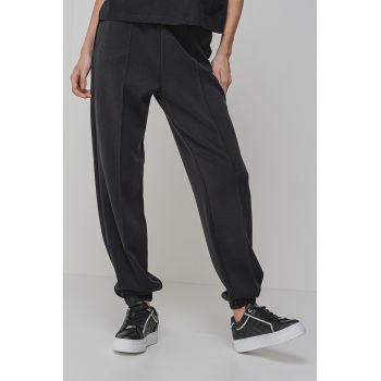 Pantaloni de trening din amestec de modal cu buzunare laterale