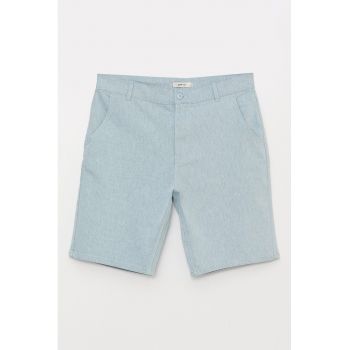 Pantaloni scurti cu buzunare oblice