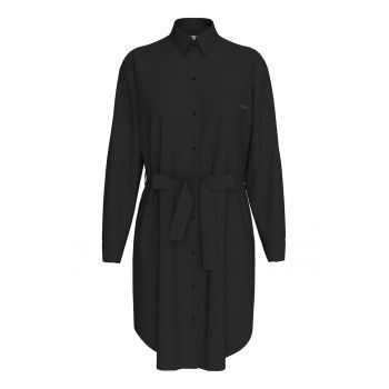 Rochie-camasa din lyocell cu funda