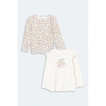 Set de bluze cu model floral - 2 piese