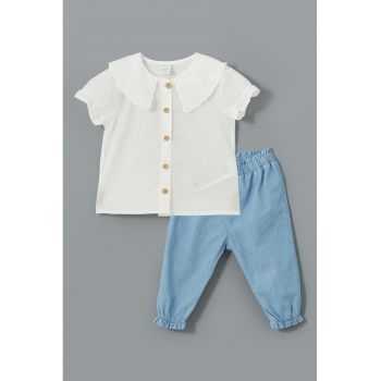 Set de tricou si pantaloni din bumbac - 2 perechi