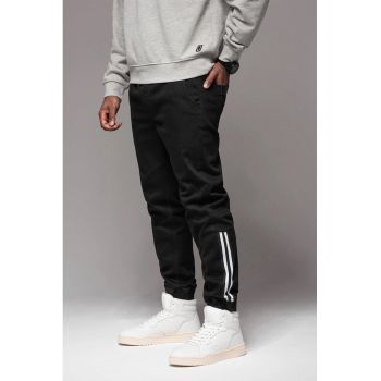 Blugi jogger cu talie ajustabila