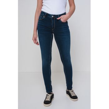 Blugi skinny din amestec de bumbac si modal