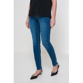 Blugi slim fit din amestec de bumbac