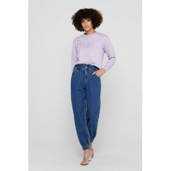 Bluza de trening cu text brodat