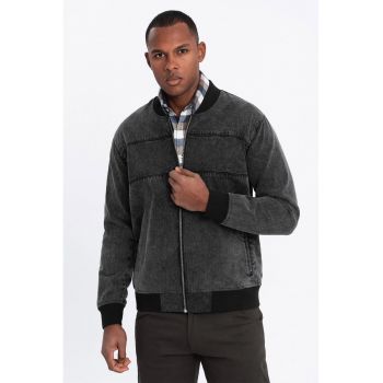 Jacheta bomber din denim de firma originala