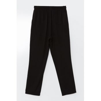 Pantaloni cu snur de ajustare in talie