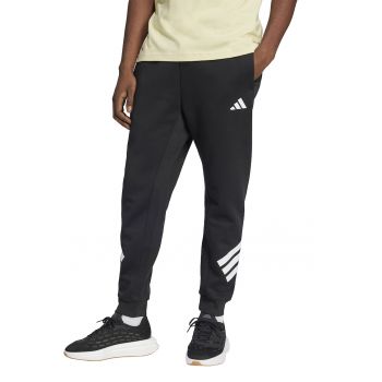Pantaloni de trening din amestec de bumbac cu croiala conica