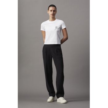 Pantaloni eleganti cu pliuri