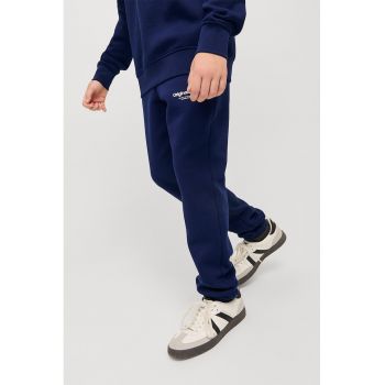 Pantaloni relaxed fit cu logo