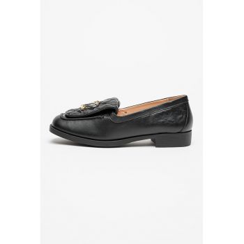 Pantofi loafer de piele cu segmet matlasat