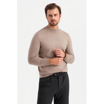 Pulover slim fit tricotat fin