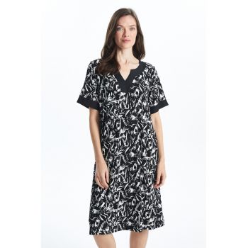 Rochie lejera cu imprimeu abstract