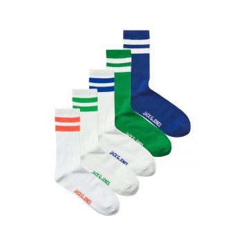 Set de sosete lungi cu logo - 5 perechi