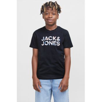 Tricou de bumbac cu imprimeu logo