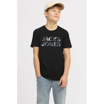 Tricou de bumbac cu imprimeu logo