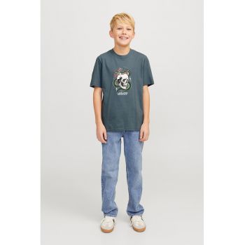 Tricou de bumbac cu model grafic