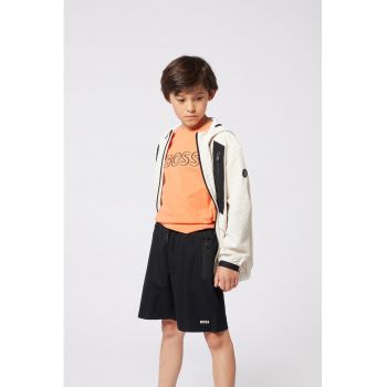 Tricou lejer din bumbac cu logo