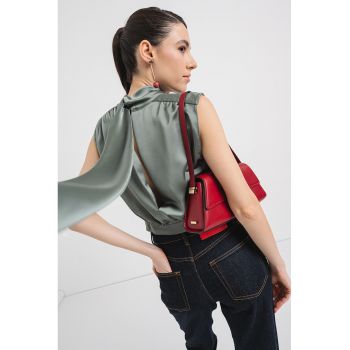 Bluza crop satinata Canile