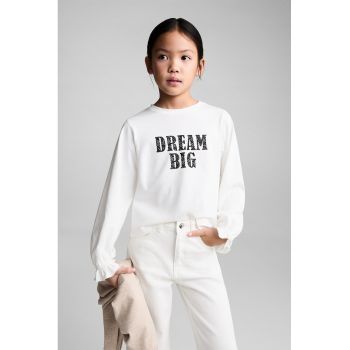 Bluza cu imprimeu text
