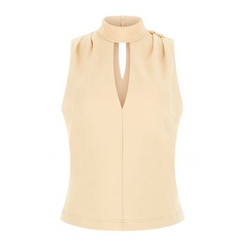Bluza cu nasturi decorativi - fara maneci