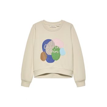 Bluza de trening de bumbac cu logo