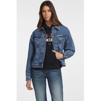 Jacheta supradimensionata din denim