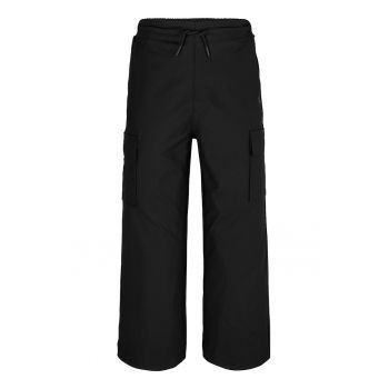 Pantaloni cargo cu croiala ampla si snur
