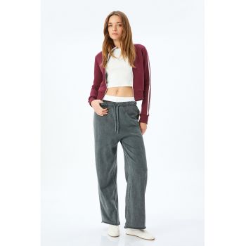 Pantaloni de bumbac cu snur