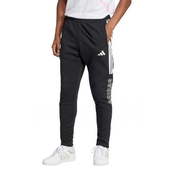 Pantaloni de trening din amestec de bumbac cu logo