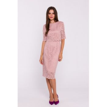 Rochie dantelata cu partea de sus dubla
