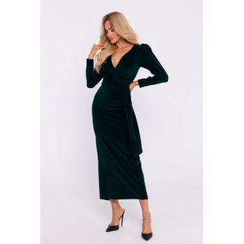 Rochie de seara maxi din velur